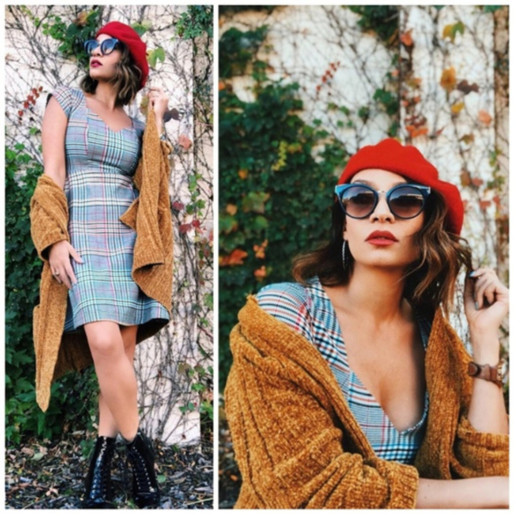 Anthropologie Moulinette Soeurs Plaid Dress